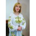 Embroidered blouse "White Lilly Mood"